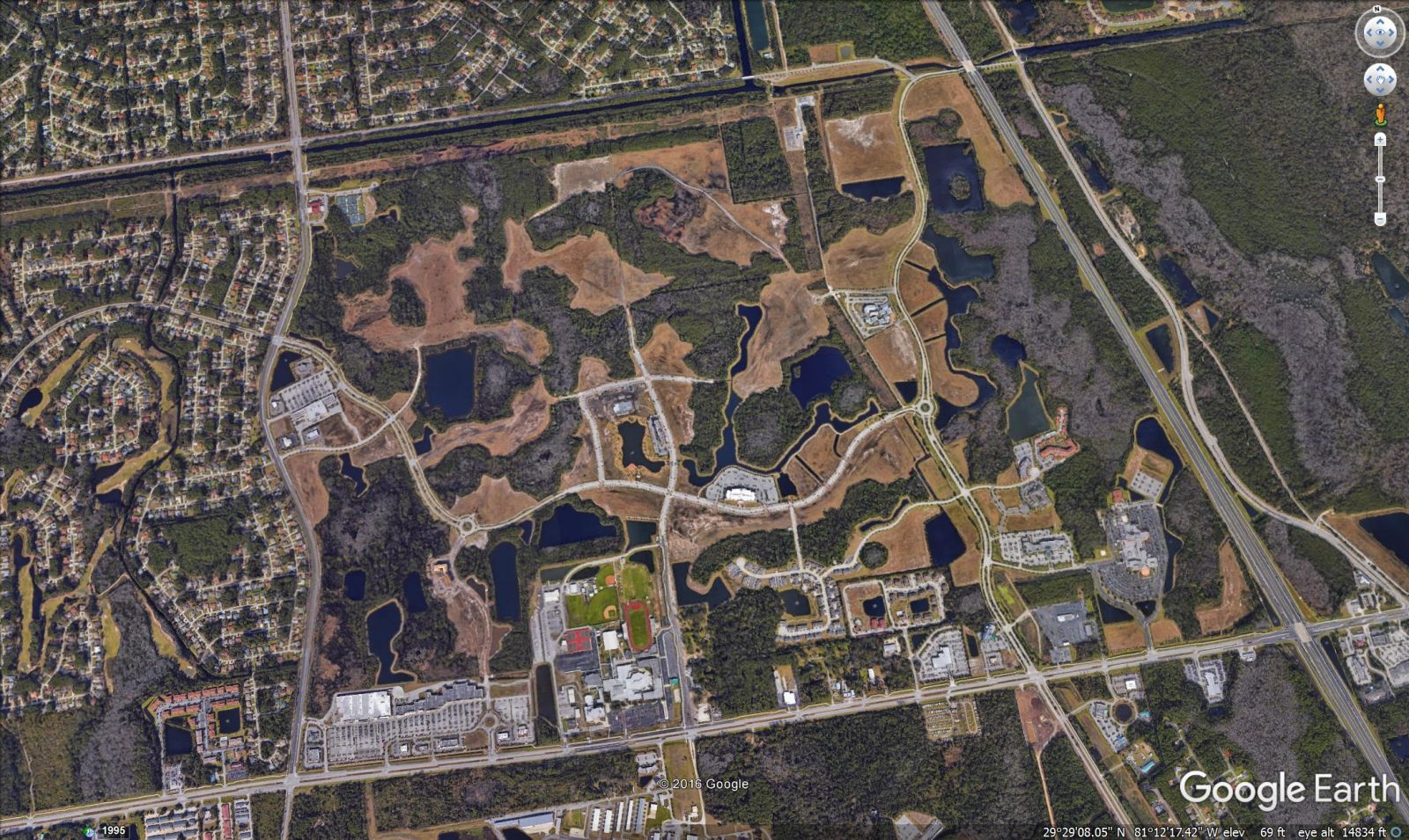 Town Center in Palm Coast - Google Earth